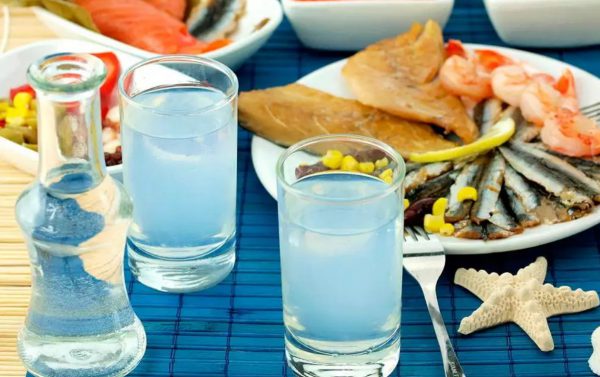 Greek vodka with anise